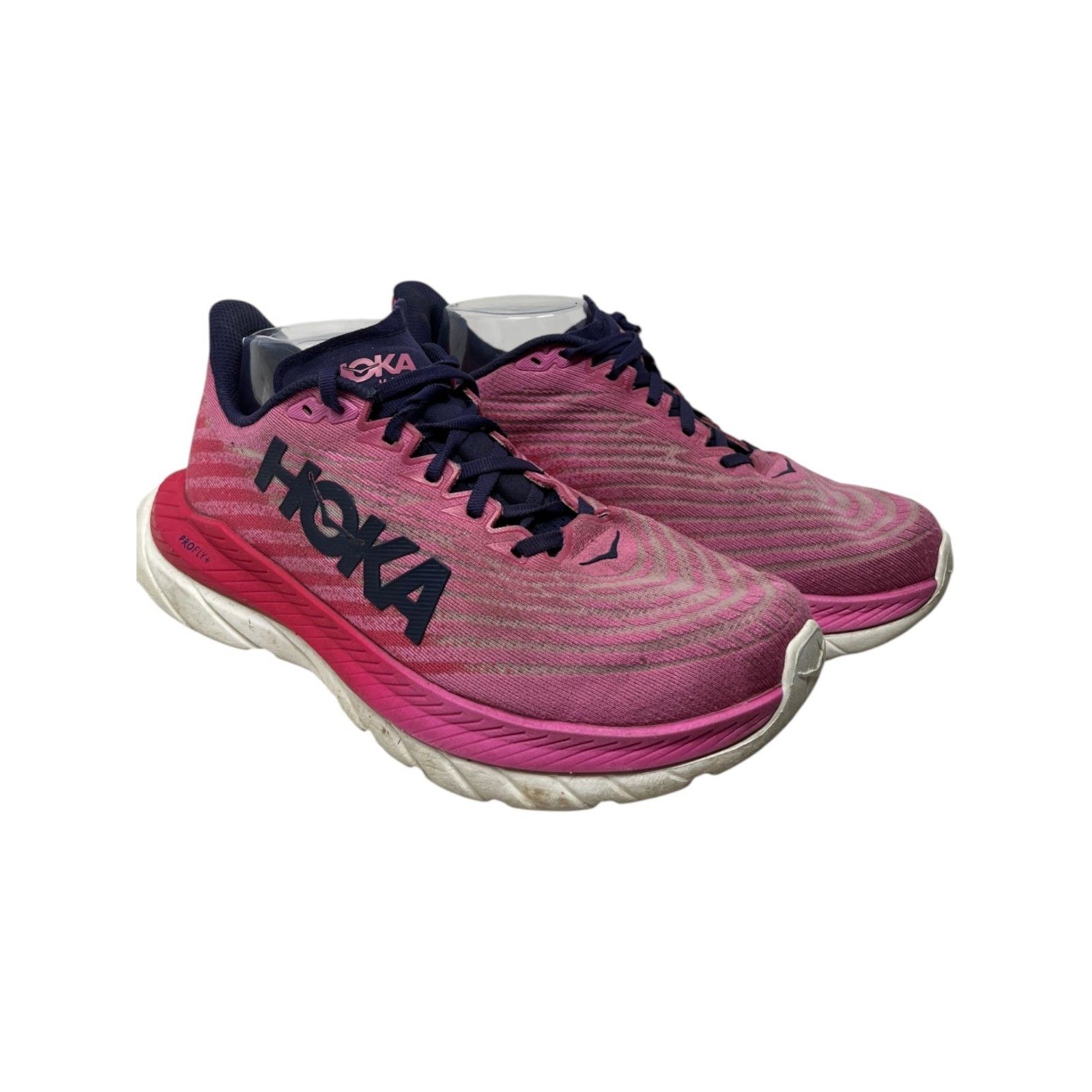 Hoka Sneaker Women's Size 9 Mach 5 Running Shoe Pink Athleisure Sporty Comfort